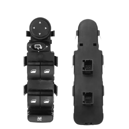 Car Window Regulator Switch Elektrischer Fensterheber-Steuerschalter for Peugeot 207 307 / passend for Citroen C3 Picasso 2000+ 6554KT 6554QC 6490EH 6490HQ 6554QF 6554QG(6554HA) von HYUDXH