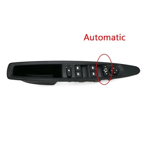 Car Window Regulator Switch Fensterheber-Steuerschalter, Auto-Fensterheber-Schalter, passend for Citroen C4 2004–2007, 2008, 2009, 2010(Automatic Rearview) von HYUDXH
