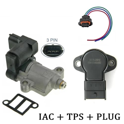 .Idle Control Valve Idle Regulator Idle Actuator 35150-2B000 Leerlaufluftregelventil oder TPS/Passend for HYUNDAI KIA CERATO 1.6L 2004-2013 351502B000 35150 2B000 35170-26910 35100-2B000(1 SET (3pcs .Idle Control Valve Idle Regulator Idle Actuator 35150-2B000 Leerlaufluftregelventil oder TPS/Passend for HYUNDAI KIA CERATO 1.6L 2004-2013 351502B000 35150 2B000 35170-26910 35100-2B000(1 SET (3pcs von HYUDXH