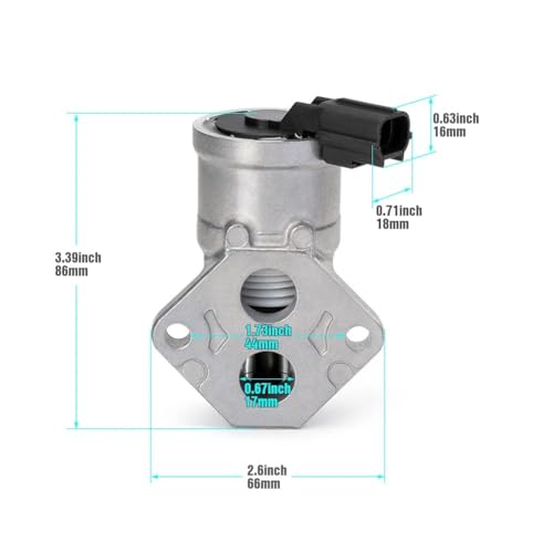 .Idle Control Valve Idle Regulator Idle Actuator ZM01-20-660 BY2Y-20-660 ZM0120660 AC4073 BY2Y20660 BP2Y-20-660 Leerlaufluftgeschwindigkeitsregelventil/Passend for Mazda 323 5 Protege 1.6L 97-06 .Idle Control Valve Idle Regulator Idle Actuator ZM01-20-660 BY2Y-20-660 ZM0120660 AC4073 BY2Y20660 BP2Y-20-660 Leerlaufluftgeschwindigkeitsregelventil/Passend for Mazda 323 5 Protege 1.6L 97-06 von HYUDXH