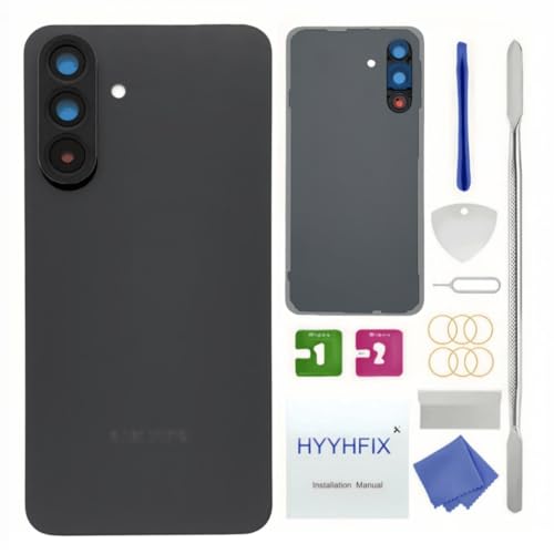 HYYHFIX Galaxy A56 Rückglas-Ersatz für Samsung Galaxy A56 5G SM-A566E 16,8 cm (6,6 Zoll) Rückabdeckung Glas wasserdicht und professionelles Reparaturwerkzeug-Set (tolle Graphite) von HYYHFIX