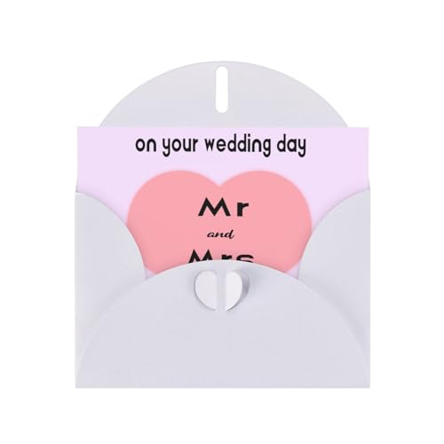 Individuelle Grußkarte mit Umschlag, personalisierte Hochzeitskarte, 6 Umschlagfarben, exklusive Gedenkkarte, um Glück zu vermitteln Individuelle Grußkarte mit Umschlag, personalisierte Hochzeitskarte, 6 Umschlagfarben, exklusive Gedenkkarte, um Glück zu vermitteln von HYueaph