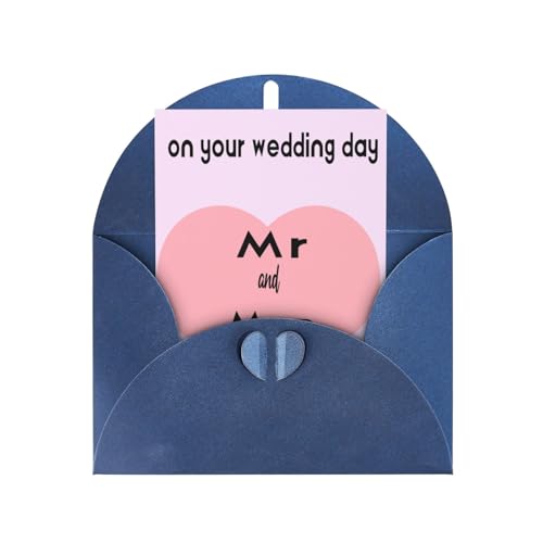 Individuelle Grußkarte mit Umschlag, personalisierte Hochzeitskarte, 6 Umschlagfarben, exklusive Gedenkkarte, um Glück zu vermitteln Individuelle Grußkarte mit Umschlag, personalisierte Hochzeitskarte, 6 Umschlagfarben, exklusive Gedenkkarte, um Glück zu vermitteln von HYueaph