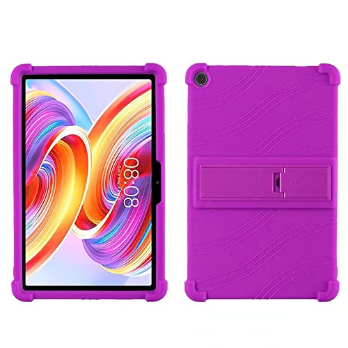 HZSANXIN Silikon Fall für Teclast T50 11 inch TAL002 Tablette Weich Stand Cover Stoßfest Anti Riss Gehäuse Schutz Shell Halter (Purple) von HZSANXIN