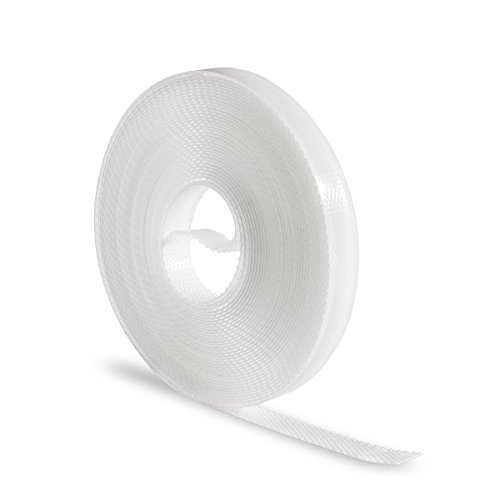 HaGa® Klettband in 4,6m Länge Farbe Weiß selbstklebend Befestigungsband für Insektenschutznetz, Fliegengitter von HaGa