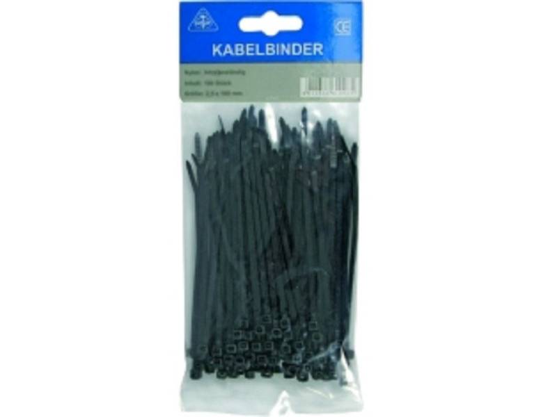 HaWe Kabelbinder HaWe Kabelbinder, 611.75, schwarz, 200x4,8mm, 100 St./Pck. (1-St) Polyamid von HaWe