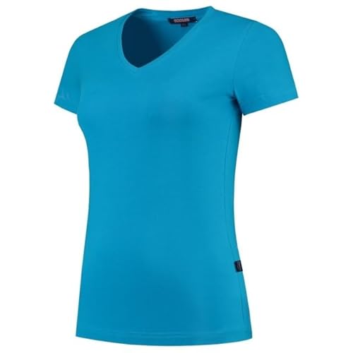 Tricorp 101008 Casual V-Ausschnitt Fitted Damen T-Shirt, 95% Baumwolle/5% Elastan, Spandex, 190g/m², Türkis, Größe 3XL Tricorp 101008 Casual V-Ausschnitt Fitted Damen T-Shirt, 95% Baumwolle/5% Elastan, Spandex, 190g/m², Türkis, Größe 3XL von Haas F1 Team