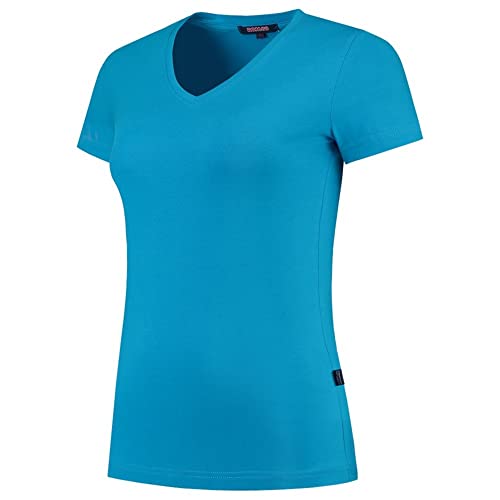 Tricorp 101008 Casual V-Ausschnitt Fitted Damen T-Shirt, 95% Baumwolle/5% Elastan, Spandex, 190g/m², Türkis, Größe XS Tricorp 101008 Casual V-Ausschnitt Fitted Damen T-Shirt, 95% Baumwolle/5% Elastan, Spandex, 190g/m², Türkis, Größe XS von Haas F1 Team
