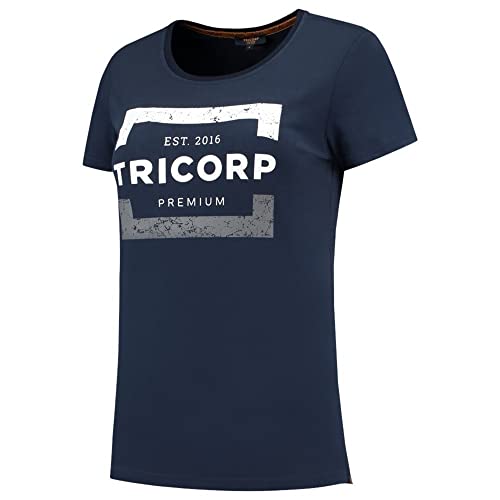 Tricorp 104004 Premium Damen Outlet T-Shirt, 95% Gekämmte Baumwolle/5% Elastan, 180g/m², Tinte, Größe L von Haas F1 Team