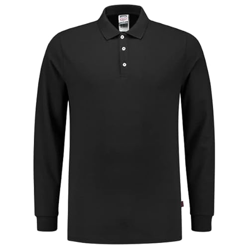 Tricorp 201017 Casual Fitted Langarm Poloshirt, 50% Gekämmte Baumwolle/50% Polyester, 210g/m², Dunkelgrau, Größe 4XL von Haas F1 Team