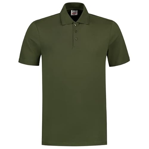 Tricorp 201021 Casual Jersey Poloshirt, 50% Baumwolle/50% Polyester, 200g/m², Rot, Größe L von Haas F1 Team