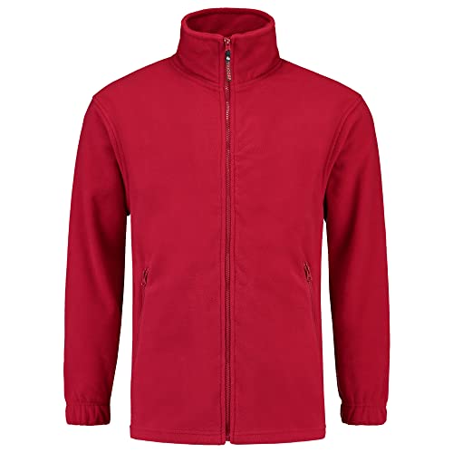 Tricorp 301002 Casual Fleece-Jacke, 100% Polyester, 320g/m², Rot, Größe XXL von Haas F1 Team
