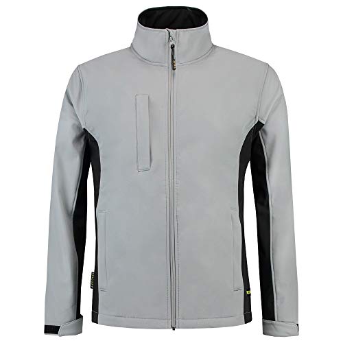 Tricorp 402002 Workwear Bicolor Softshelljacke, 100% Polyester + PU Membran, 340g/m², Grau Schwarz, Größe 7XL Tricorp 402002 Workwear Bicolor Softshelljacke, 100% Polyester + PU Membran, 340g/m², Grau Schwarz, Größe 7XL von Haas F1 Team