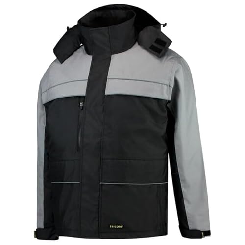 Tricorp 402003 Workwear Cordura-Besatz Parka, 100% Polyester + PU-Beschichtung, 200g/m², Schwarzgrau, Größe XS Tricorp 402003 Workwear Cordura-Besatz Parka, 100% Polyester + PU-Beschichtung, 200g/m², Schwarzgrau, Größe XS von Haas F1 Team