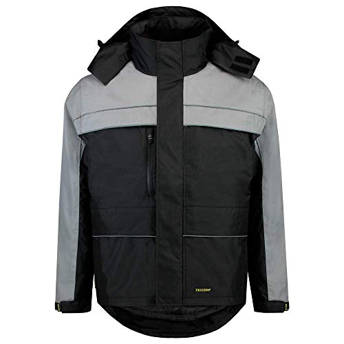 Tricorp 402003 Workwear Cordura-Besatz Parka, 100% Polyester + PU-Beschichtung, 200g/m², Schwarzgrau, Größe XXL Tricorp 402003 Workwear Cordura-Besatz Parka, 100% Polyester + PU-Beschichtung, 200g/m², Schwarzgrau, Größe XXL von Haas F1 Team