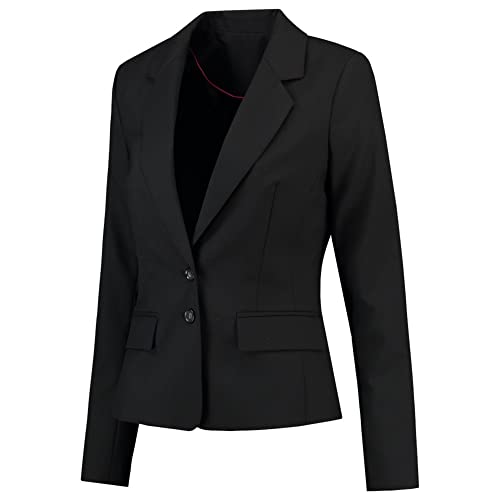 Tricorp 405001 Corporate Damen Blazer, 70% Wolle/30% Polyester, 180g/m², Schwarz, Größe 36 Tricorp 405001 Corporate Damen Blazer, 70% Wolle/30% Polyester, 180g/m², Schwarz, Größe 36 von Haas F1 Team