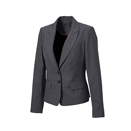 Tricorp 405005 Corporate Damen Blazer, 70% Wolle/30% Natural Stretch Polyester, 270g/m², Grau, Größe 34 Tricorp 405005 Corporate Damen Blazer, 70% Wolle/30% Natural Stretch Polyester, 270g/m², Grau, Größe 34 von Haas F1 Team