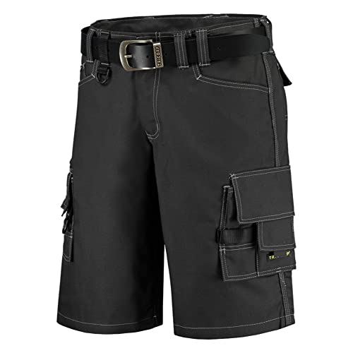 Tricorp 502006 Workwear Canvas Shorts Arbeitshose, 65% Polyester/35% Baumwolle, 100% Nylon (500D) Cordura, 300g/m², Dunkelgrau, Größe 64 von Tricorp