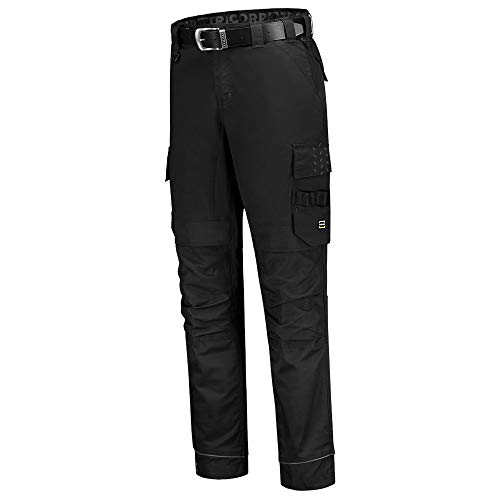 Tricorp 502020 Workwear Twill Cordura Stretch Arbeitshose, 65% Polyester/35% Baumwolle, 91% Nylon/9% Elastan Cordura, 280g/m², Schwarz, Größe 55 Tricorp 502020 Workwear Twill Cordura Stretch Arbeitshose, 65% Polyester/35% Baumwolle, 91% Nylon/9% Elastan Cordura, 280g/m², Schwarz, Größe 55 von Haas F1 Team