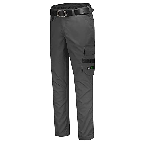 Tricorp 502701 Workwear Twill Rewear Arbeitshose, 65% Recyceltes Polyester/35% Bio-Baumwolle, 245g/m², Dunkelgrau, Größe 52 von Haas F1 Team