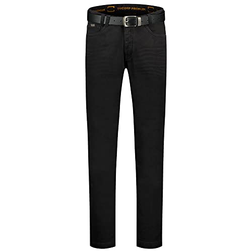 Tricorp 504001 Premium Stretch Jeans, 82% Baumwolle/16% Polyester/2% Elastan/98% Baumwolle/2% Elastan, 360g/m², Denim-Schwarz, Größe 34-34 Tricorp 504001 Premium Stretch Jeans, 82% Baumwolle/16% Polyester/2% Elastan/98% Baumwolle/2% Elastan, 360g/m², Denim-Schwarz, Größe 34-34 von Haas F1 Team