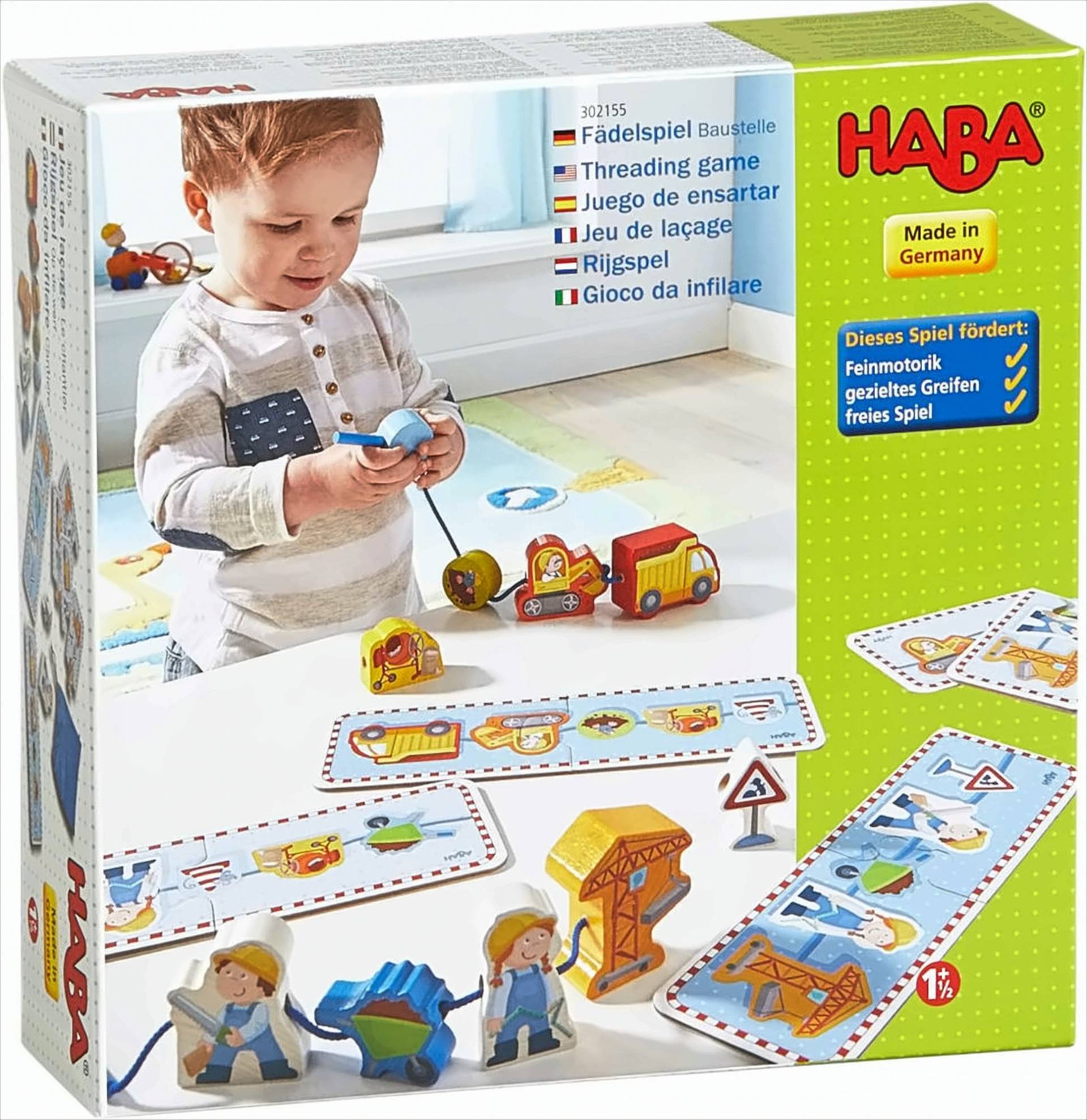 Fädelspiel Baustelle von Haba