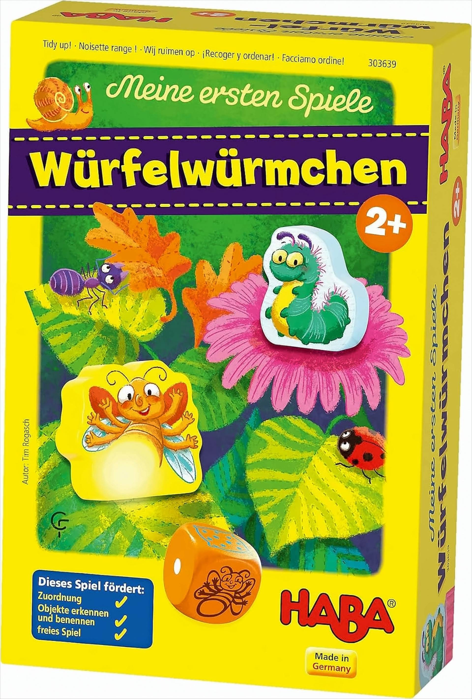 Meine ersten Spiele - Würfelwürmchen von Haba