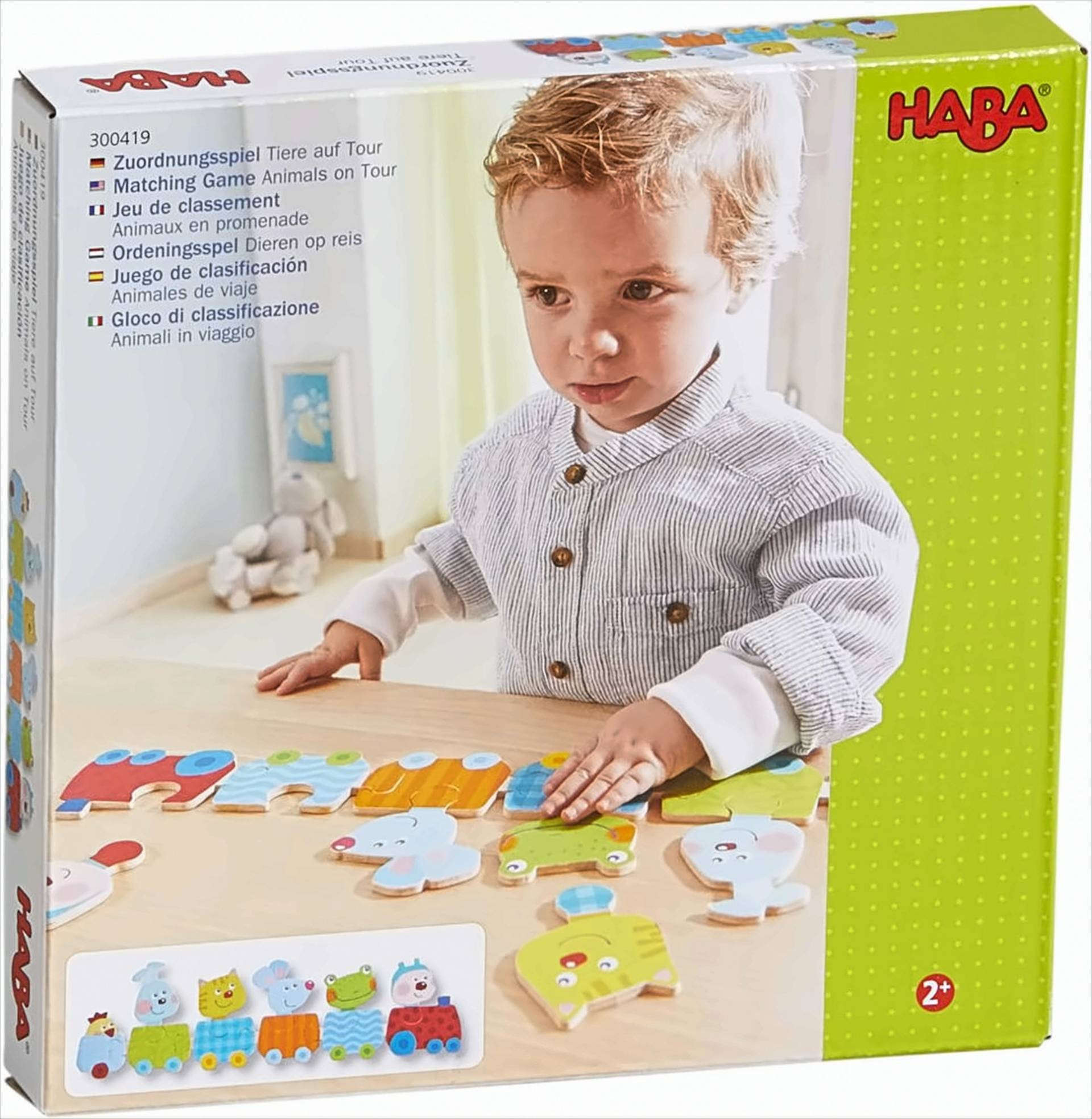 Zuordnungsspiel Tiere auf Tour von Haba