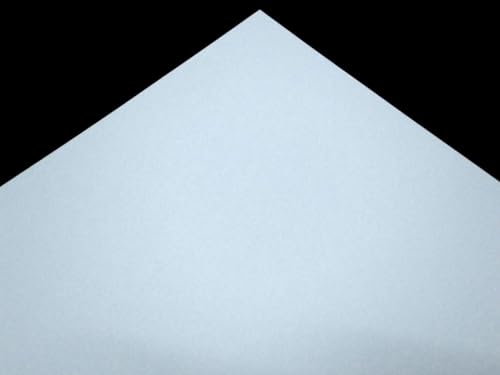 A4 hellblaues Farbpapier, 80 g/m² Blatt, doppelseitiges Druckerpapier, Kopierer, Origami-Flyer, Zeichnen, Schule, Büro, Drucken, 210 mm x 297 mm (A4 hellblaues Papier, 80 g/m², 50 Blatt) von Habercrafts