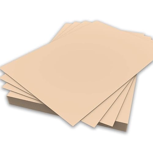 Doppelseitiges Druckerpapier, A4, 80 g/m², für Kopierer, Origami-Flyer, Zeichnen, Schule, Büro, Drucken, 210 mm x 297 mm (A4 Lachs-Papier, 80 g/m², 50 Blatt) von Habercrafts