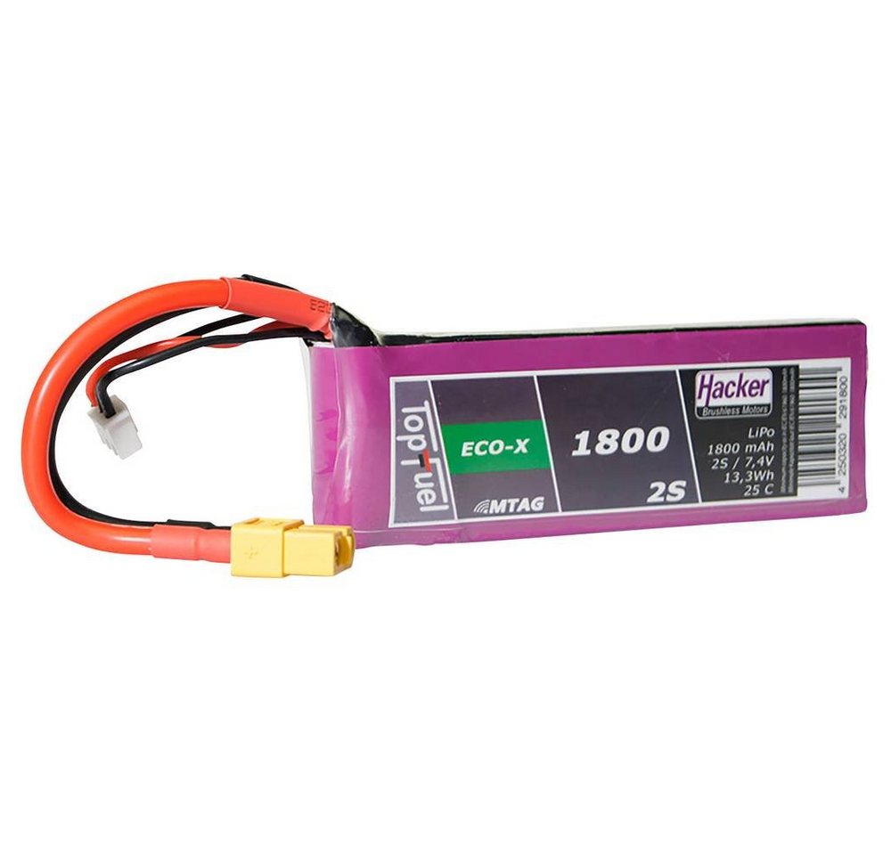 Hacker 7.4 V 1800 mAh 25C LiPo-Akku Akku von Hacker