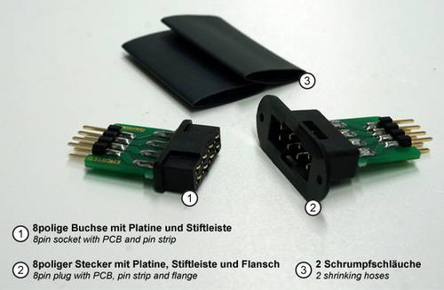 Hacker A85405 Tragflächensteckverbinder Steckerbock 1St. von Hacker