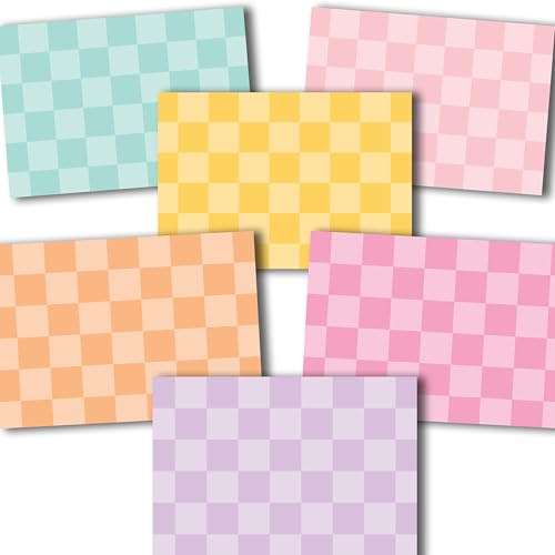 Blanko-Karten und Umschläge, 10,2 x 15,2 cm, Grußkarten mit Umschlägen, Großpackung, Notizkarten, Schreibwaren-Set, Schreibwaren-Karten, Grußkarten-Set – Retro-Thema von Hadley Designs