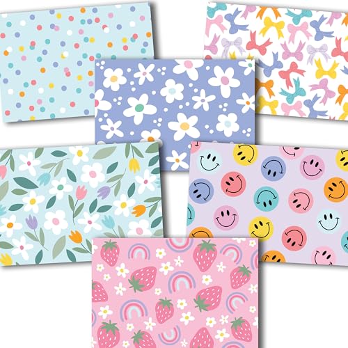 Blanko-Karten und Umschläge, 10,2 x 15,2 cm, Grußkarten mit Umschlägen, Großpackung, Notizkarten, Schreibwaren-Set, Schreibwaren-Karten, Grußkarten-Set – buntes Thema Blanko-Karten und Umschläge, 10,2 x 15,2 cm, Grußkarten mit Umschlägen, Großpackung, Notizkarten, Schreibwaren-Set, Schreibwaren-Karten, Grußkarten-Set – buntes Thema von Hadley Designs