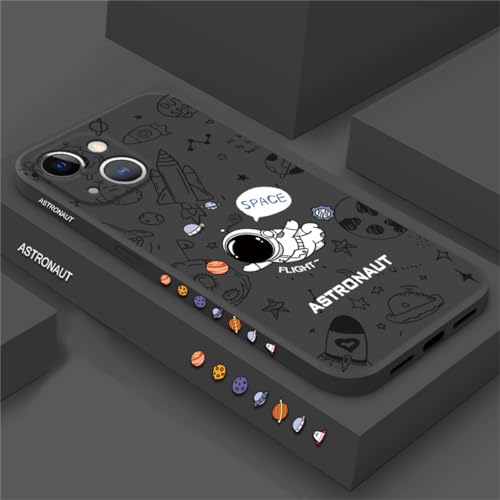 Hadwii Schwarz Handyhülle für iPhone 15 mit 1 Schutzglas Ultra Dünn TPU-Silikon Kameraschutz Schutzhülle Cover mit Motiv Cartoon Schützt vor Stößen Case für iPhone 15 Hadwii Schwarz Handyhülle für iPhone 15 mit 1 Schutzglas Ultra Dünn TPU-Silikon Kameraschutz Schutzhülle Cover mit Motiv Cartoon Schützt vor Stößen Case für iPhone 15 von Hadwii