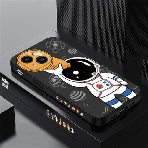 Hadwii Silikon Hülle für iPhone 14 Pro mit 1 Schutzfolie Weiche Matte Gel Gummi Astronaut Muster Stoßfest Vollkörperschutz Handyhülle Kratzfest Schutzhülle für iPhone 14 Pro Schwarz Hadwii Silikon Hülle für iPhone 14 Pro mit 1 Schutzfolie Weiche Matte Gel Gummi Astronaut Muster Stoßfest Vollkörperschutz Handyhülle Kratzfest Schutzhülle für iPhone 14 Pro Schwarz von Hadwii