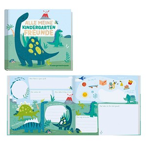 Häfft® Verlag Freundebuch Alle meine Kindergartenfreunde quadratisch liniert, mehrfarbig Softcover 76 Seiten von Häfft® Verlag