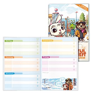Häfft® Verlag Hausaufgabenheft 1. und 2. Klasse liniert A5 ohne Rand, 96 Blatt von Häfft® Verlag