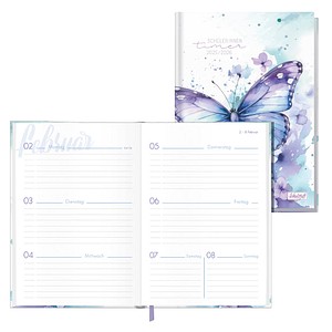 Häfft® Verlag Schülerkalender August 2025 - Juli 2026 Butterfly von Häfft® Verlag
