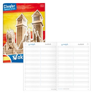 Häfft® Verlag Vokabelheft Spanisch Lineatur 53 liniert DIN A5 ohne Rand, 64 Blatt von Häfft® Verlag