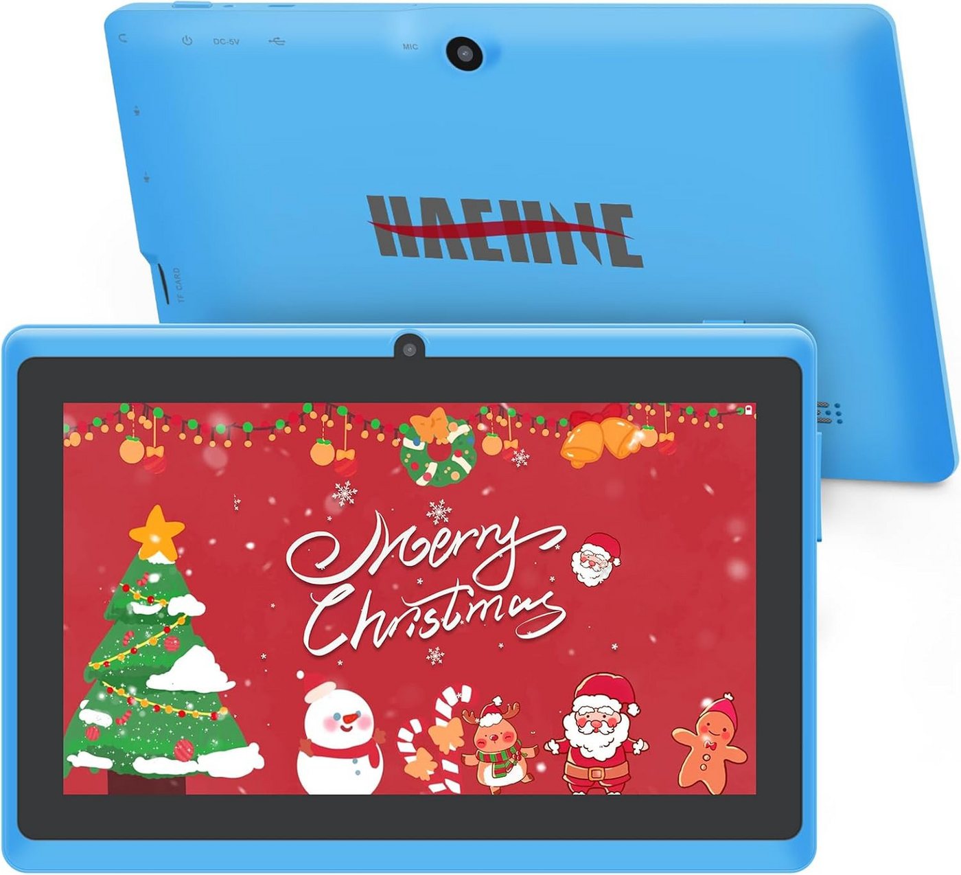 Haehne Kapazitiven Touchscreen, Tablet (7", 8 GB, Android 5.0, mit Adapter Quad Core A33 Dual Kameras, WiFi, Bluetooth) von Haehne