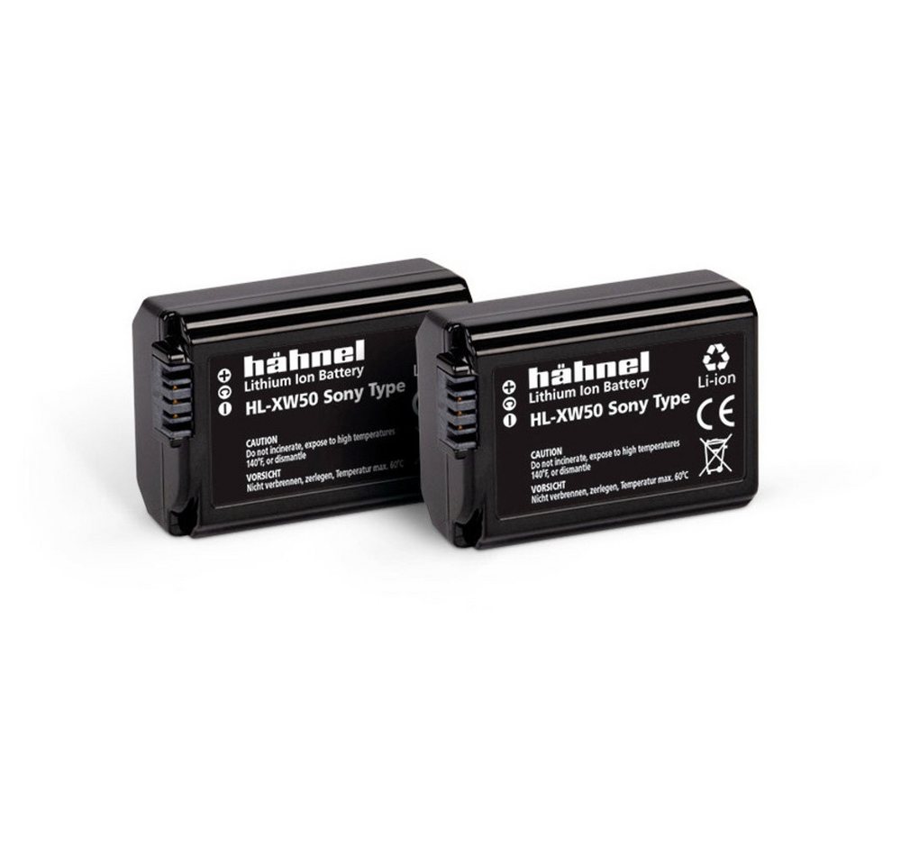 Hähnel Fototechnik Hähnel Fototechnik HL-XW50, 2er Kamera-Akku ersetzt Original-Akku (Kam Kamera-Akku 1000 mAh (7.20 V) von Hähnel Fototechnik
