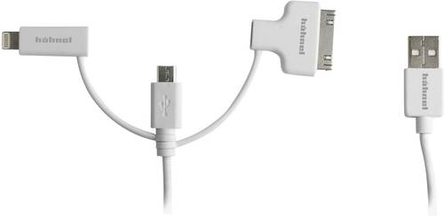 Hähnel Fototechnik USB-Ladekabel USB-A Stecker, Apple Lightning Stecker, USB-Micro-B Stecker, Apple von Hähnel Fototechnik