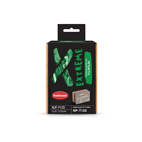 Hähnel HLX-F125 Akku für Fujifilm 1370 mAh, kompatibel mit GFX50R / GFX50S / GFX100 von Hähnel