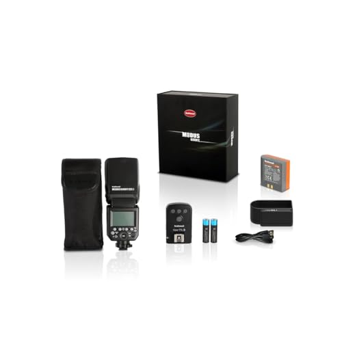 Hähnel - MODUS 600RT MK II - Drahtlos-Kit - für Canon - Drahtlose Verbindung - TTL, Manuell & Multi-Modi - Schnellverriegelungs-Blitzschuh - Integrierter 2.4GHz Funkempfänger & -sender von Hähnel