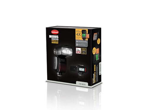 Hähnel - MODUS 600RT MK II - Drahtlos-Kit - für Nikon - Drahtlose Verbindung - TTL, Manuell & Multi-Modi - Schnellverschluss-Blitzschuh - Integrierter 2,4GHz Funkempfänger & Sender von Hähnel