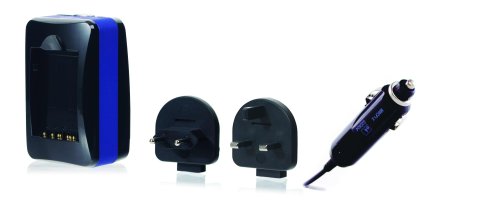 Hähnel Powerstation Ultima II Casio, 1-Stunden-Lader f. Casio Digitalkamera-Akkus, inkl. 12V, weltweit einsetzbar 100V–240V von Hähnel