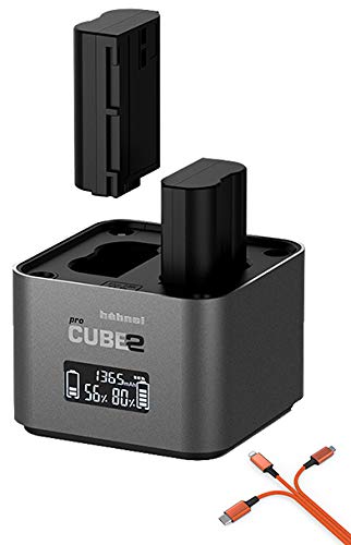 Hähnel ProCube 2 Doppel-Ladegerät für Nikon EN-EL14 (EN-EL14a) / EN-EL15 / EN-EL25 von Hähnel