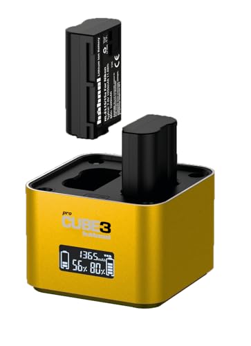 Hähnel - ProCube3 - Für Nikon - DSLR Duo-Ladegerät - Schnelleres Laden - USB Typ-C Eingang Hähnel - ProCube3 - Für Nikon - DSLR Duo-Ladegerät - Schnelleres Laden - USB Typ-C Eingang von Hähnel
