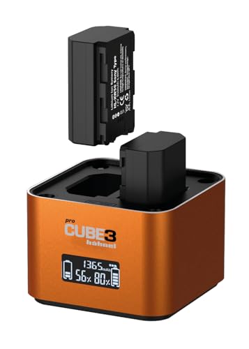 Hähnel - ProCube3 - Für Sony - DSLR Duo-Ladegerät - Schnelleres Laden - USB Typ-C-Eingang Hähnel - ProCube3 - Für Sony - DSLR Duo-Ladegerät - Schnelleres Laden - USB Typ-C-Eingang von Hähnel